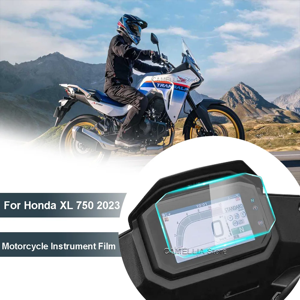 Motorcycle Dashboard Protective Film Anti Scratch High-Definition Motorcycle Accessories Screen Protector for Honda XL 750 2023