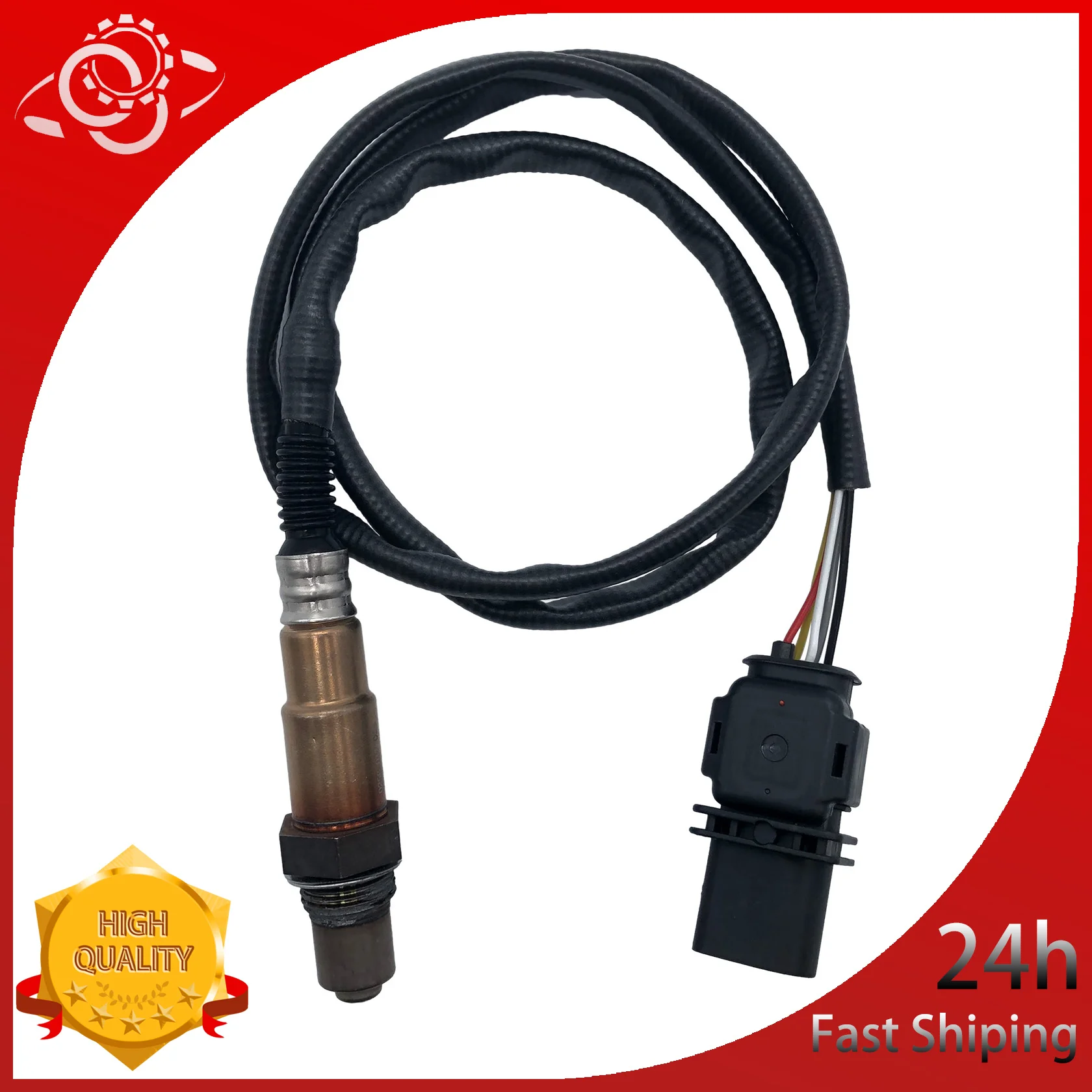 Wideband Lambda Oxygen Sensor Compatible With VW Jetta L4 1.9L Passat 2L Rabbit 2.5L Audi A3 A4 A6 11787590713 0258017217