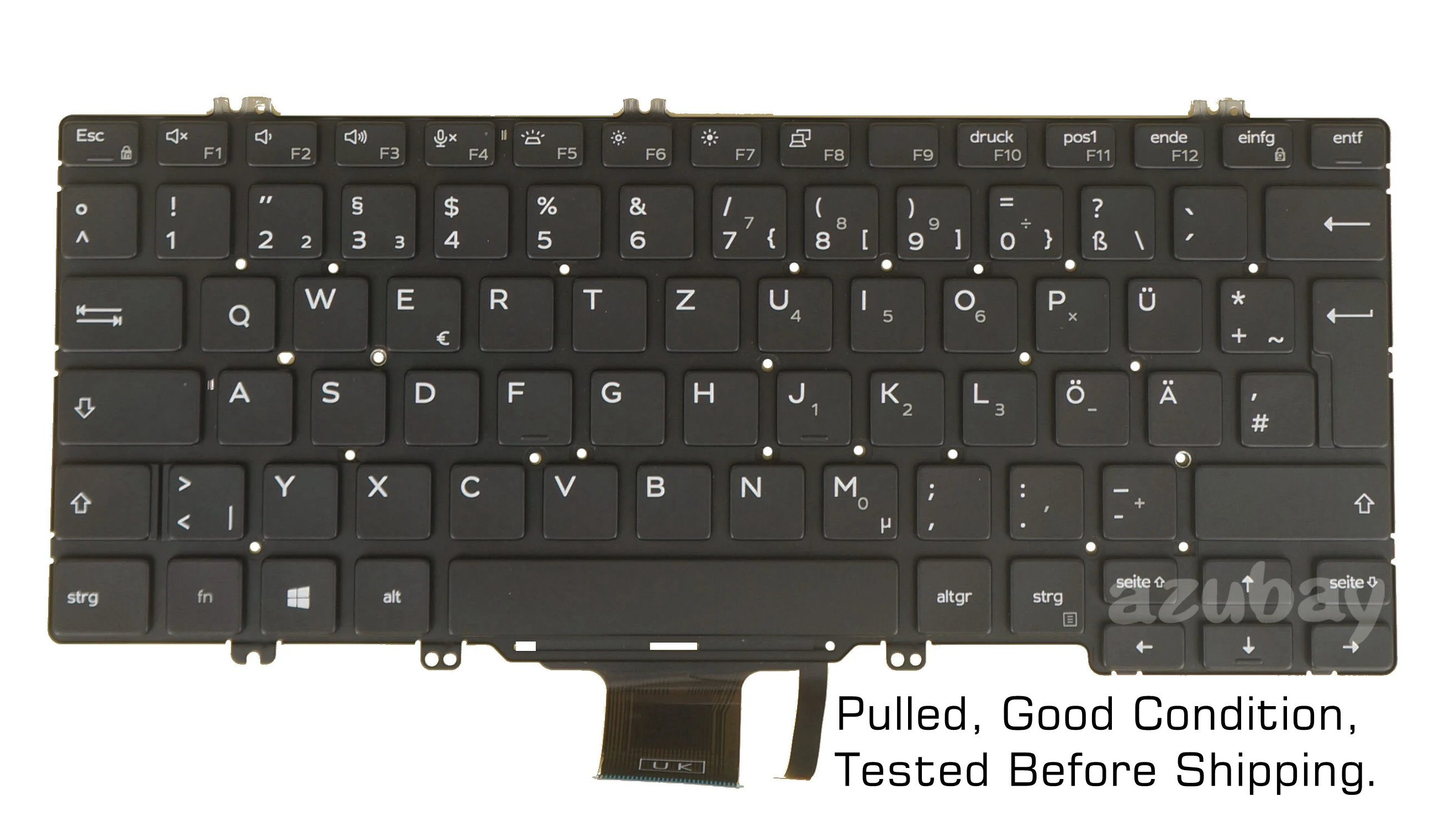 DELL Latitude 5310 Keyboard Backlit UK Spanish German