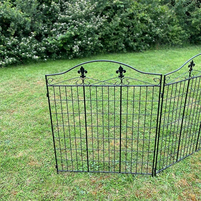 High Quality Outdoor Pets Foldable Dog Fence with Safe Nature Material Aluminum Pet Fence