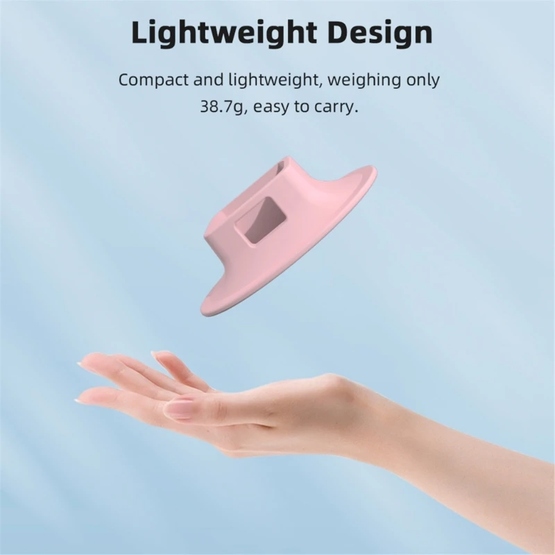 Camera Mount Support Base, Silicone Slip Resistant Desk Holder for Pocket 3 Accessory