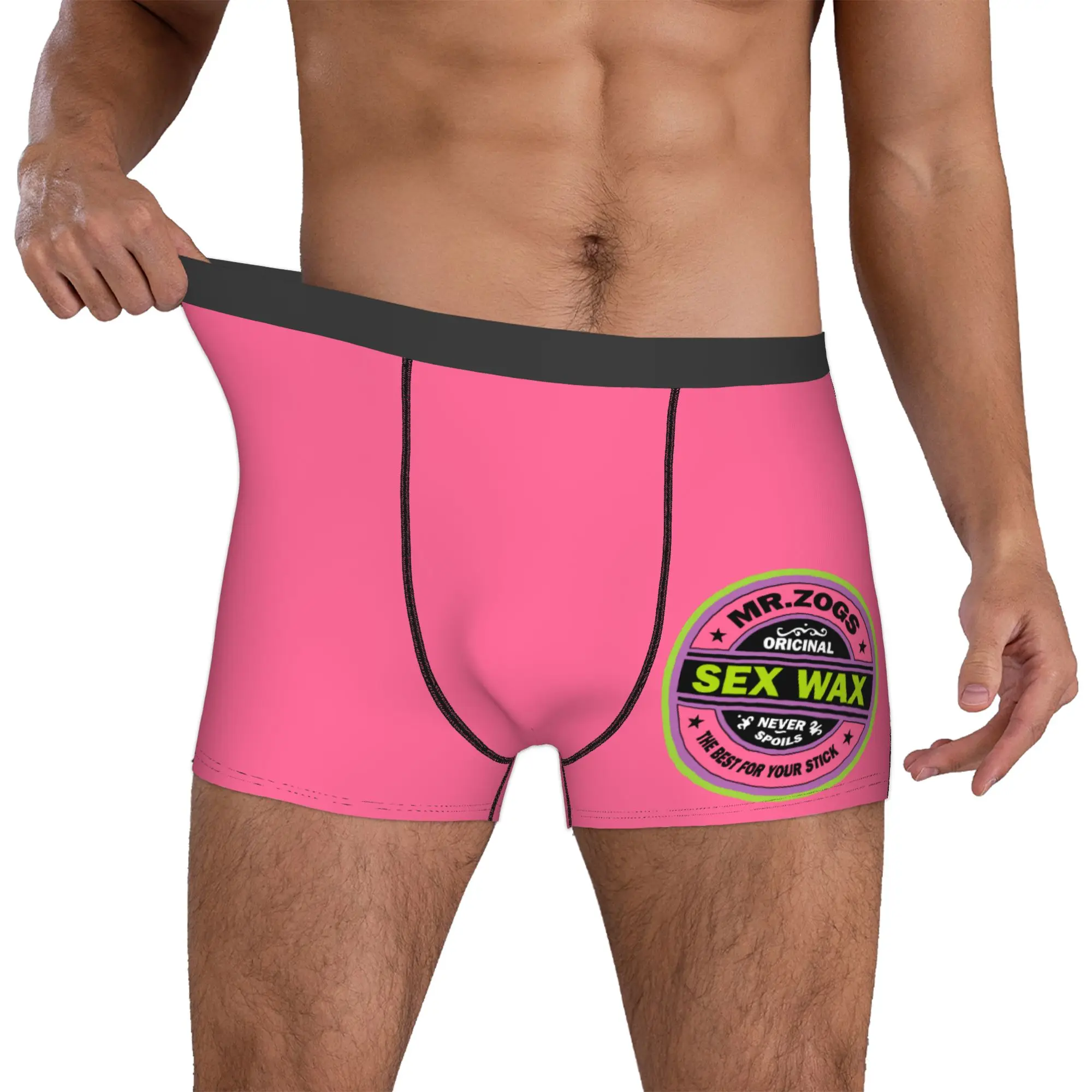 Custom Mr Zogs Surfing Sex Wax Underwear Men Stretch  Boxer Briefs Shorts Panties Soft Underpants For Homme