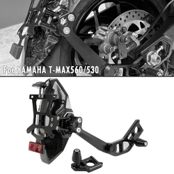 For YAMAHA TMAX530 TMAX560 Tech Max T-MAX TMAX 530 560 Rear Fender Bracket Mudguard Eliminator License Plate Holder LED Light