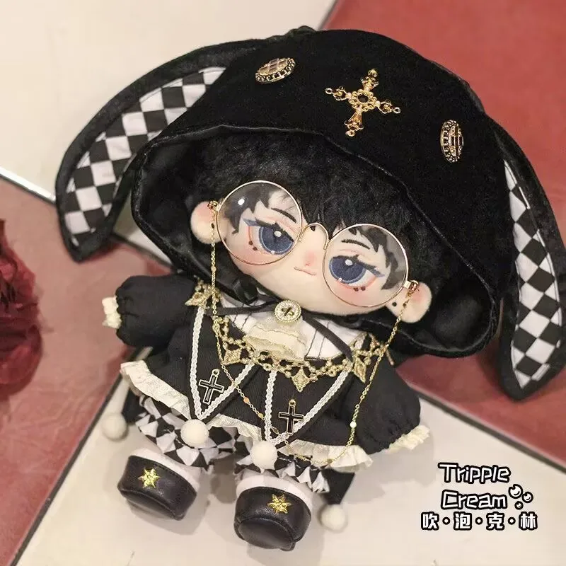 دمية قطنية 10 سم ملابس دمى 20 سم ملابس للدمى، تصميم أصلي للمراهقين، نمط رائع، داكن ورائع #5