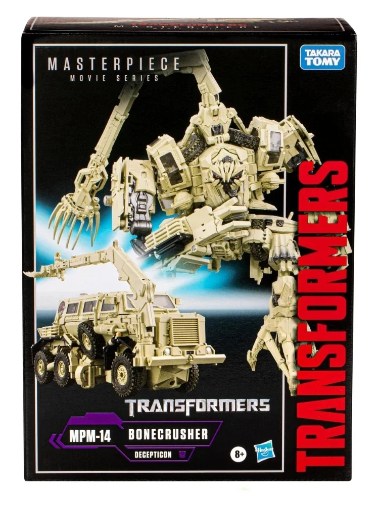 TAKARA TOMY-Transformers Movie 1 Platinum Master MPM14 Bonebreaker Anime Action Model Toy, Collection Gift Figure, En Stock