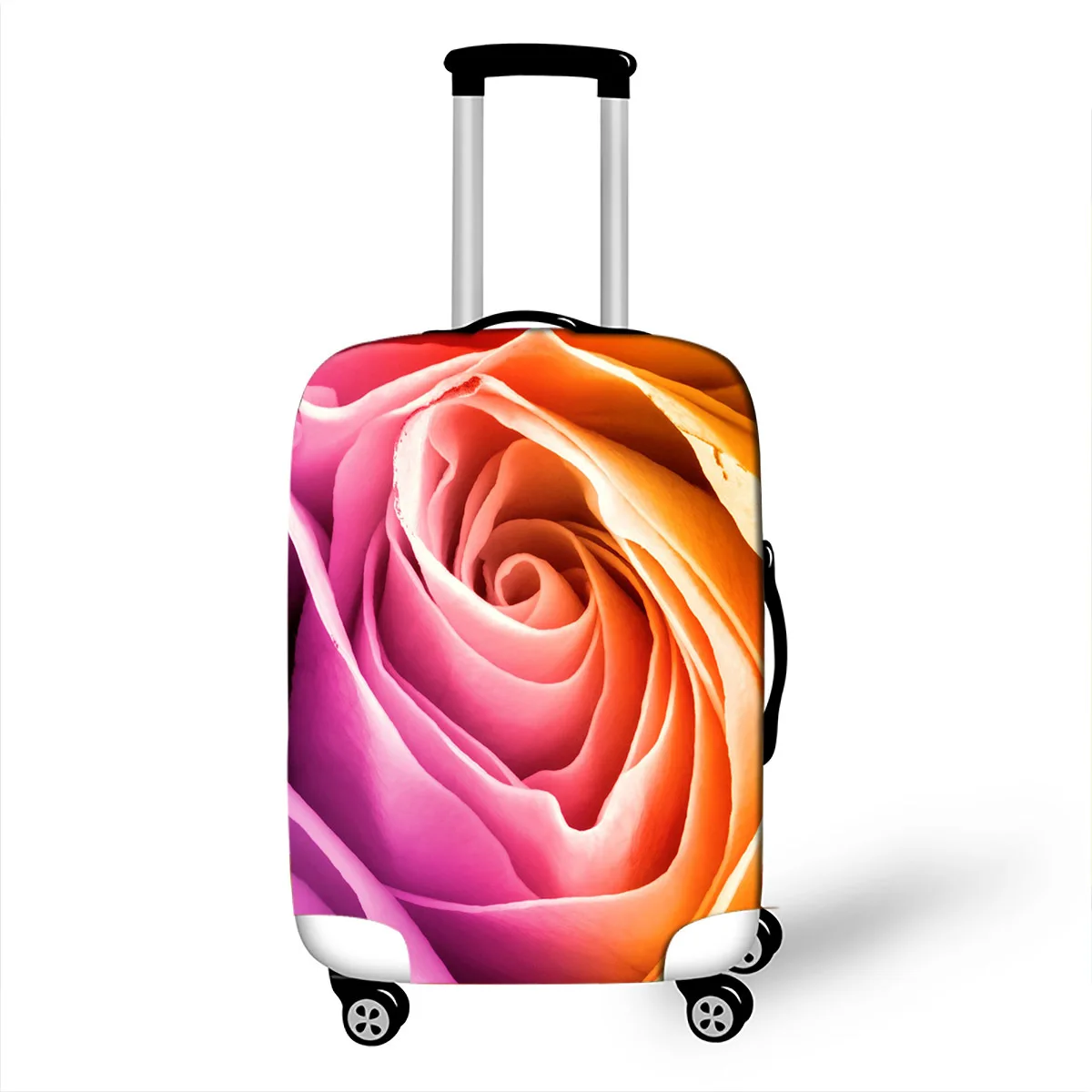 Roses Flowers Print Luggage Protective Cover Travel 18-32 Inch Elastic Trolley Case Protective Covers Anti-dust Suitcase Covers