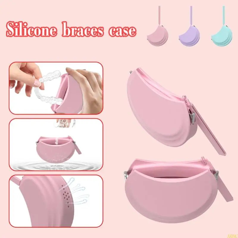 A0NC мягкий силиконовый ортодонтический корпус корпус во рту.