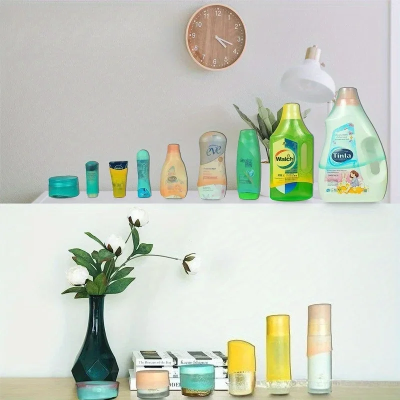 أكمام مقاومة للتسرب لحاوية السفر، أغطية أدوات الزينة المقاومة للتسرب في الأمتعة، تناسب معظم الزجاجات ذات المقاسات