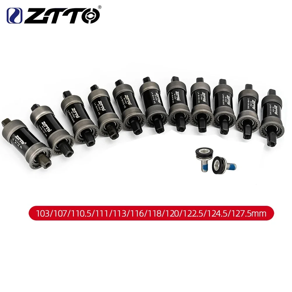 ZTTO Square Taper Bike Bottom Bracket, 68mm, Sealed Bearings, Steel, Waterproof Screws, Compatible with MTB/Road/Folding Bikes view 2