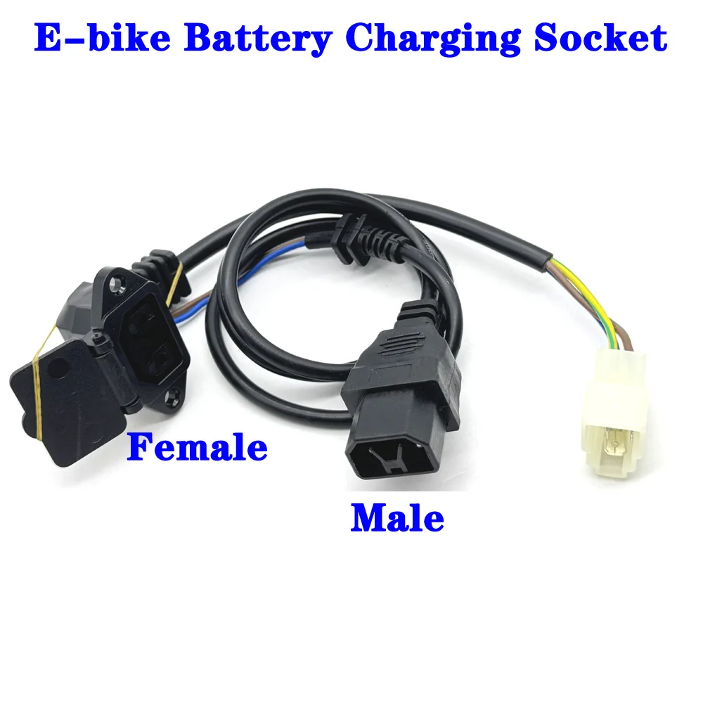 Canon Charge Connector 3pin Male Plug Interface Cable 2Wire Connector Female Socket For electric bicycle Balance Car Bike