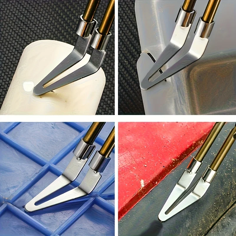 53 pieces/set of plastic welding kits, ABS PP PVC PE plastic welding rods, soldering iron tips, car bumper repair tools,