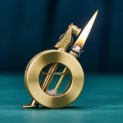 2022 ZORRO New Transparent Layer Warehouse Retro Kerosene Lighter Gift Collection Small and Convenient Original Copper Lighter