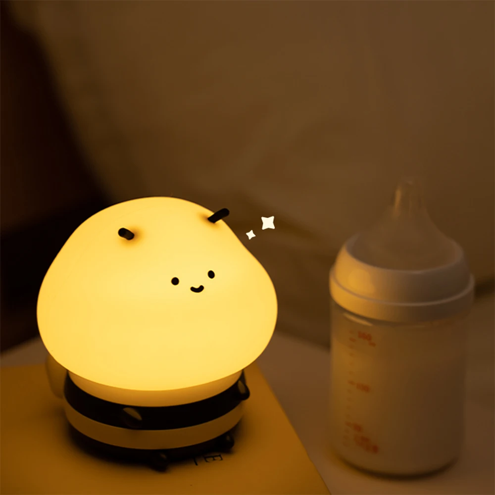 Lampki nocne LED Pszczoła Kreatywne Dekoracje do Sypialni Lampka Biurkowa LED Lampka Nocna dla Dzieci Prezent na Boże Narodzenie Urodziny