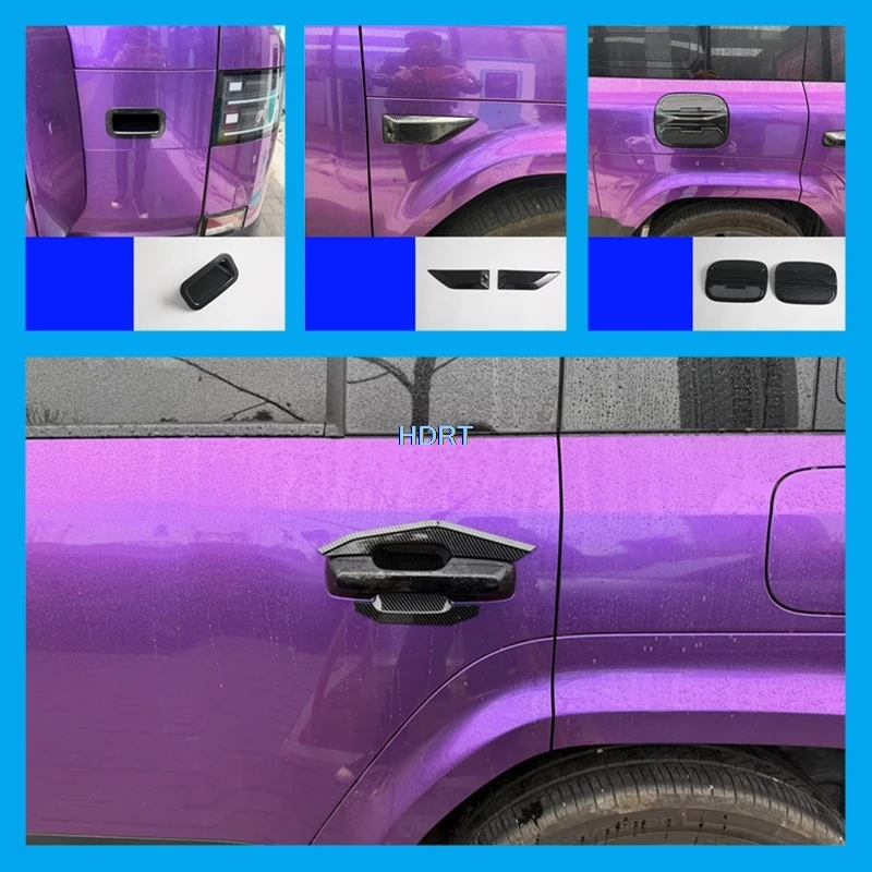 

Для BYD Formula Leopard Titanium 7/Tai 7/Denza B7 2025+ Накладка на дверь багажника, крышку топливного бака, крыло и накладку на камеру заднего вида