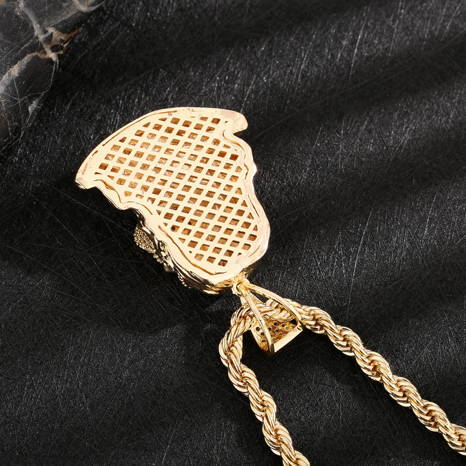 Choker Kpop Hp121 Metal Fashion Hiphop Rock Flower Contact Us Necklace Man Necklace New Product