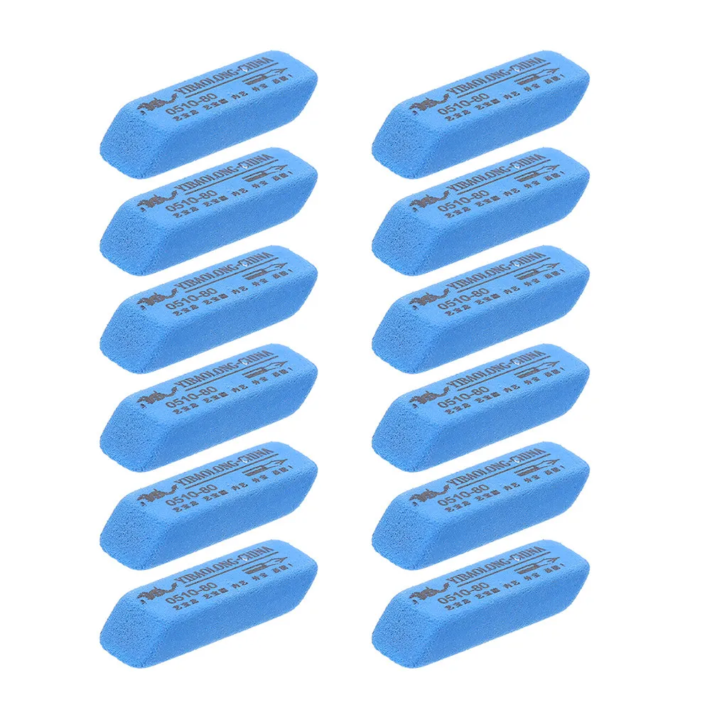 

12Pcs Fret Erasers for Guitar String Care Oxidation Removal Polishing Tool Compact Design Easy Storage Music Accessories