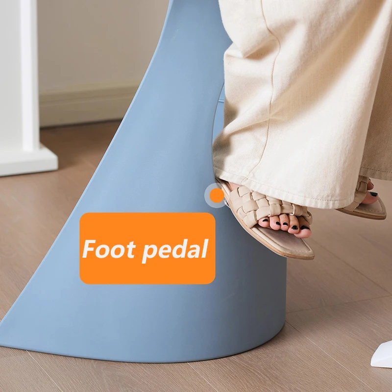 Sedia da bar nordica Mobili da soggiorno moderni in plastica Sedie Altezza Accessori interni Sedia da bar Sedie artistiche di eleganza creativa