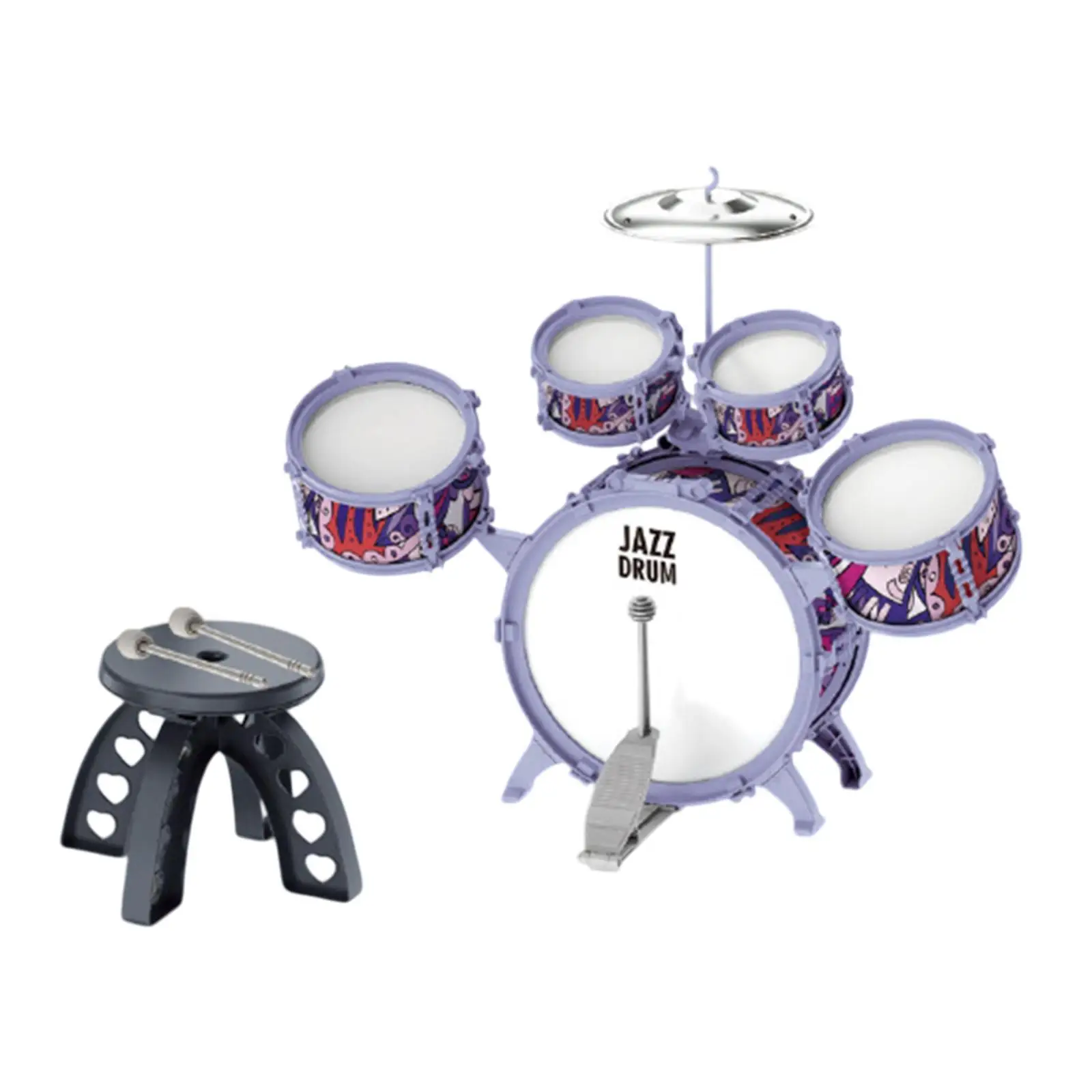 

Kids Children Drum Set Music Enlightenment for Children Stage Performance