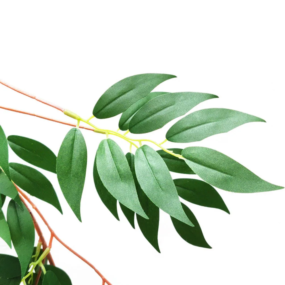 

1.7m Artificial Vine Willow Shape Hanging Leaf Garland Plants Decor Wedding Arch Home Balcony Party Decoration