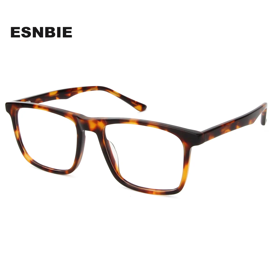 

Designer Tortoiseshell Square Acetate Optical Glasses Frame For Men Rectangular Eyewear Prescription Eyeglasses Women oculos