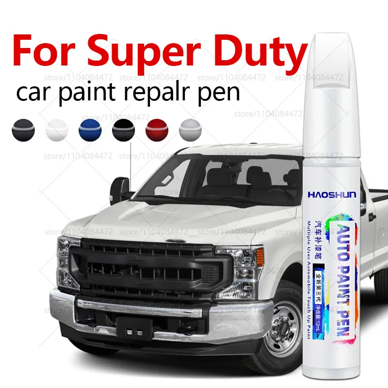 Ручка для ремонта автомобильной краски для Ford Super Duty F-250 F-350 F-450 1999-2025 гг., аксессуары для ремонта царапин, белый AZ, черный UM, красный Ручка для ремонта автомобильной краски для Ford Super Duty F-250 F-350 F-450 1999-2025 гг., аксессуары для ремонта царапин, белый AZ, черный UM, красный