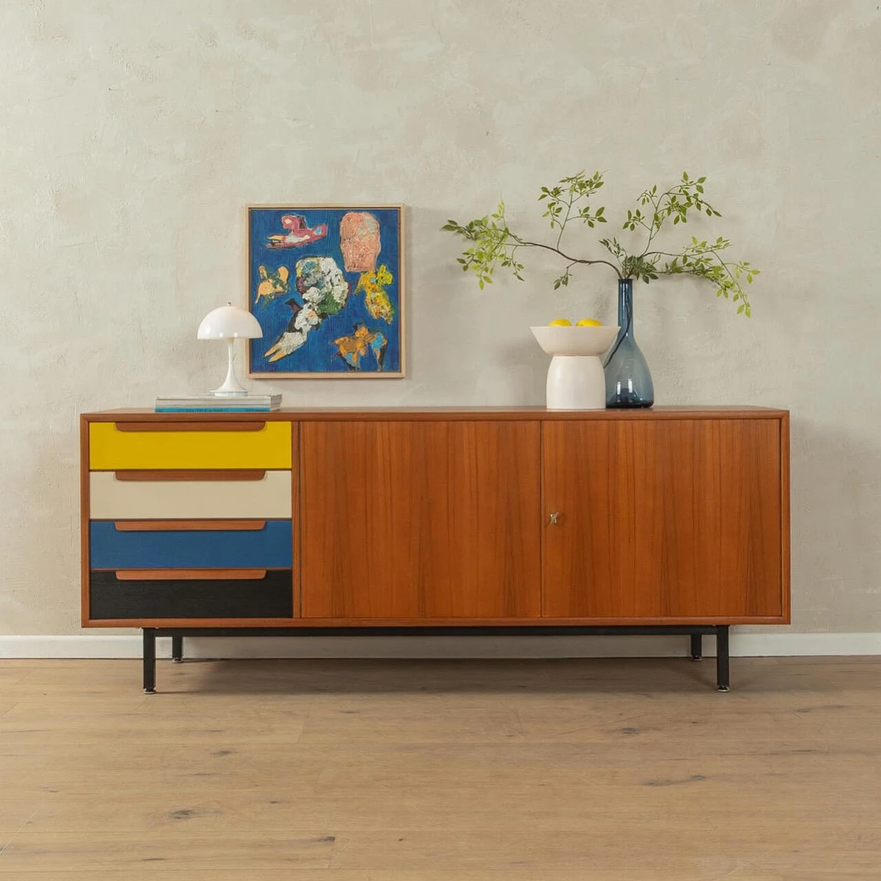 tl-Vintage Solid Wood with Multi-color Drawers, Custom Made Factory Direct Hotel Wholesale-