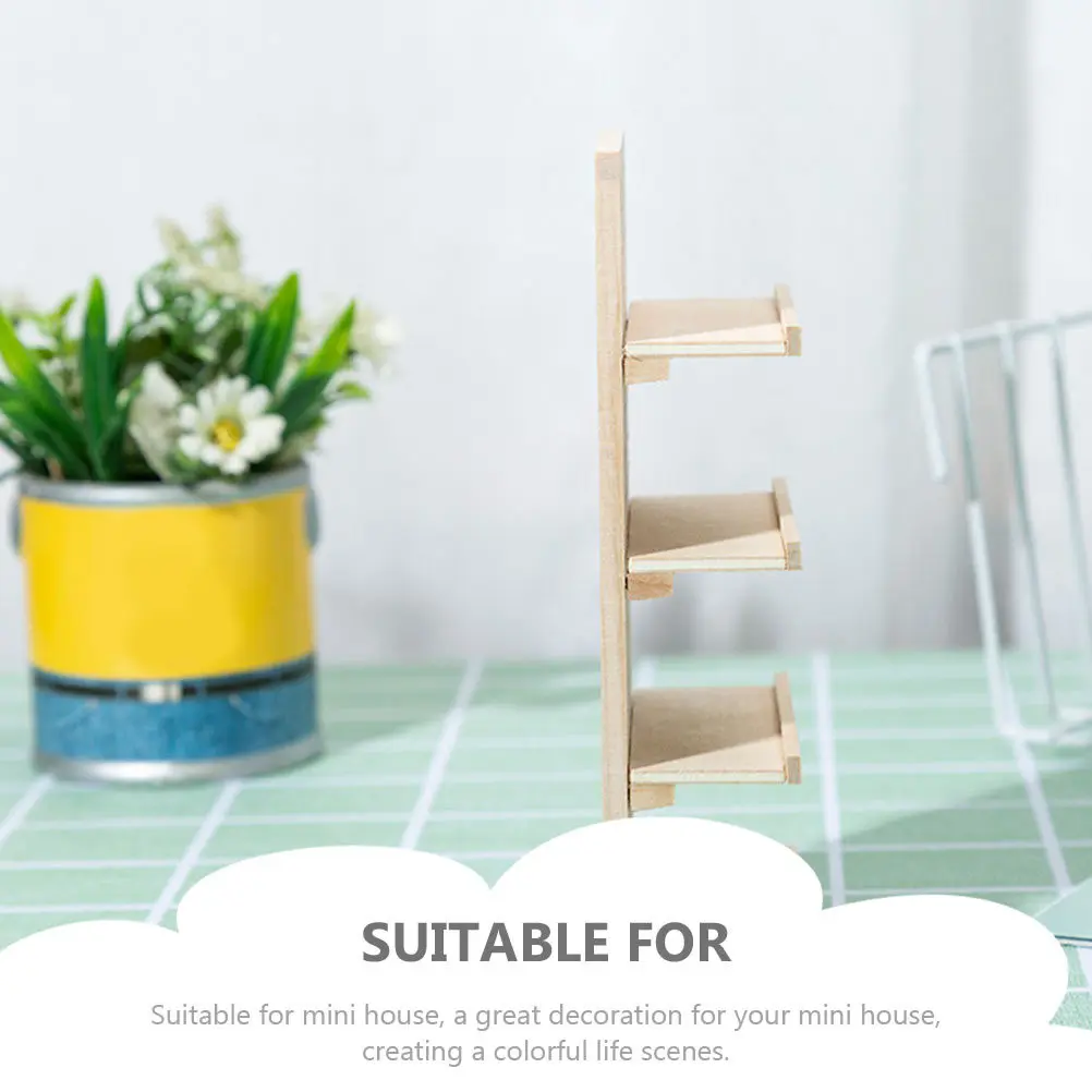 

Деревянный миниатюрный шкаф-витрина для хранения, аксессуар для миниатюрного дома, декоративная подставка для демонстрации, модель миниатюрного шкафа-орнамента