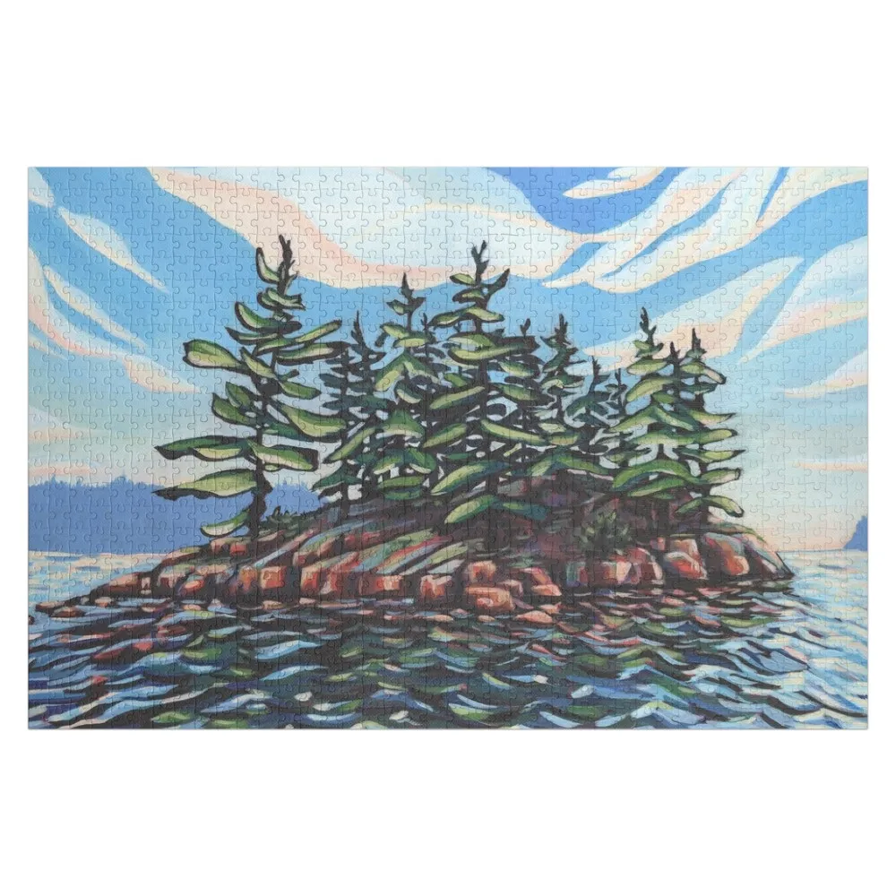 

Morning Kayak Trip Tobermory Ontario Jigsaw Puzzle Jigsaw Pieces Adults Custom Wood Customized Photo Personalised Name Puzzle