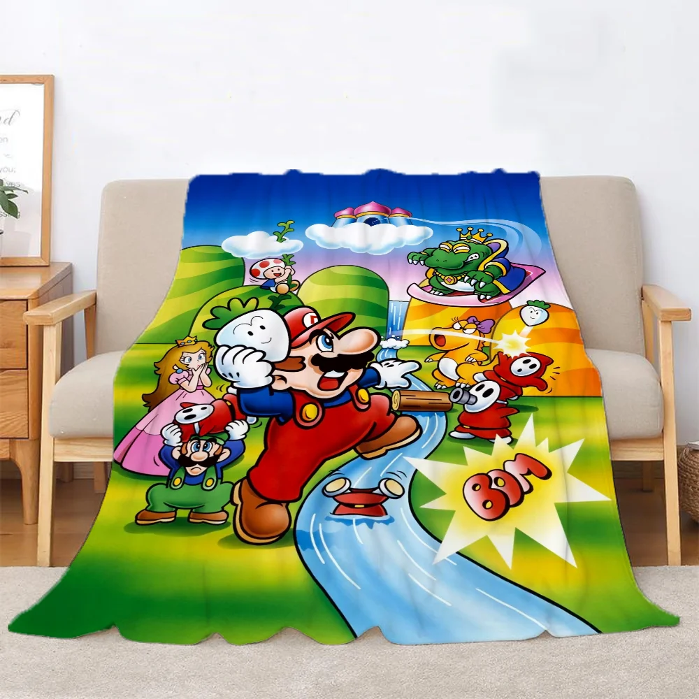 MarioS Throws Blankets for Sofa Luxury Blanket Bed Blanket 150cm X 200cm Fluffy Soft Blankets & Throw Beach Towel Knitted Plaid