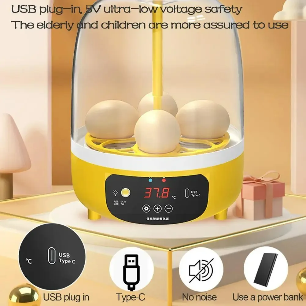 Mini Eggs Incubator Brooder Bird Quail Chick Hatchery Hatcher Farm Tray Automatic Poultry New Tools Incubation Incubator