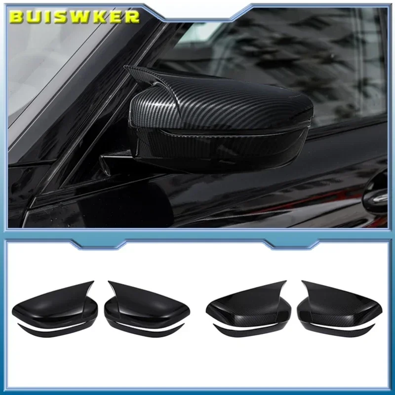 Carbon Fiber Exterior Side Rearview Mirror Cover Trim For BMW 4 5 7 8-Series G20 G21 G28 G11 G12 G14 G15 G16 G30 G31 G38 G22
