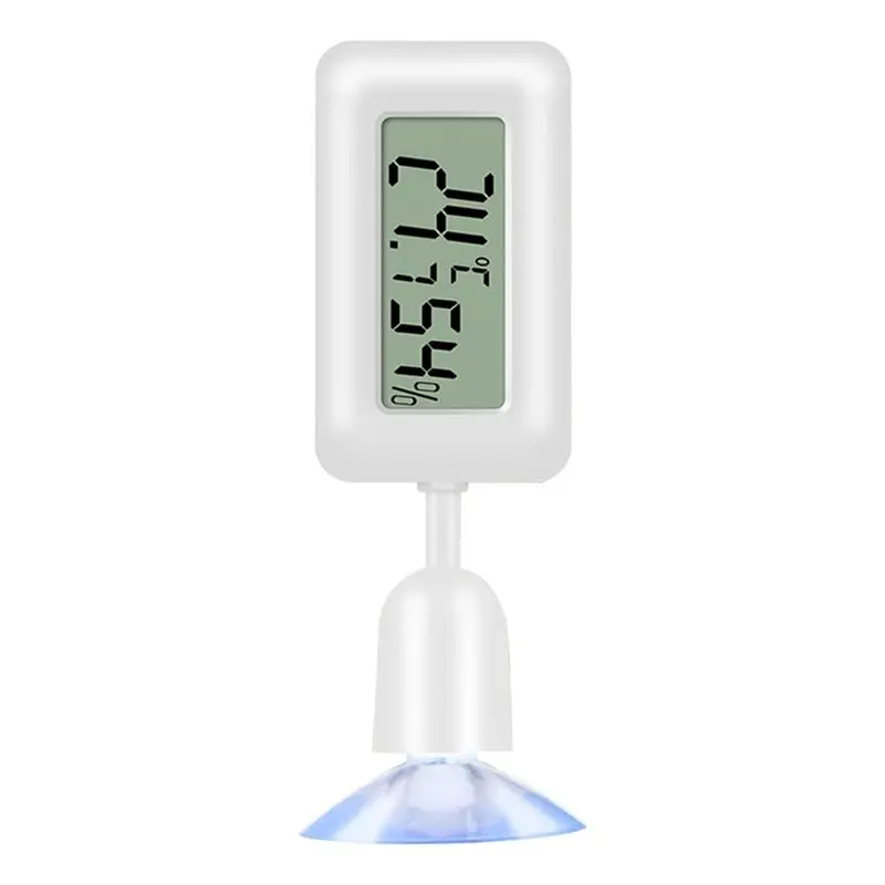 

A84E-Thermometer Hygrometer For Reptiles With Digital Temperature Humidity Meter Suction Cup