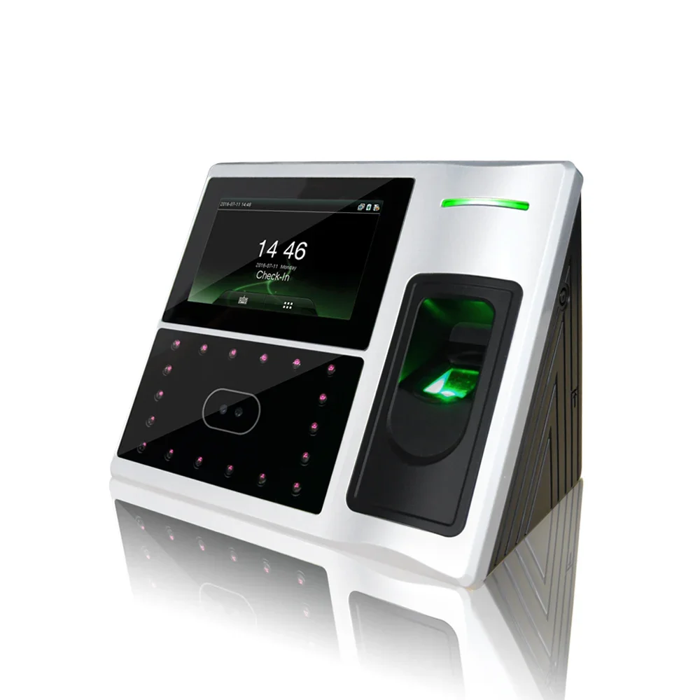 Free Software Face Recognition Fingerprint Biometric Device Time Attendance System With Access Control