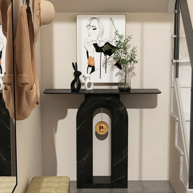Door Living Room Internet Celebrity Italian Entrance Cabinet Corridor Decoration Side View Sets