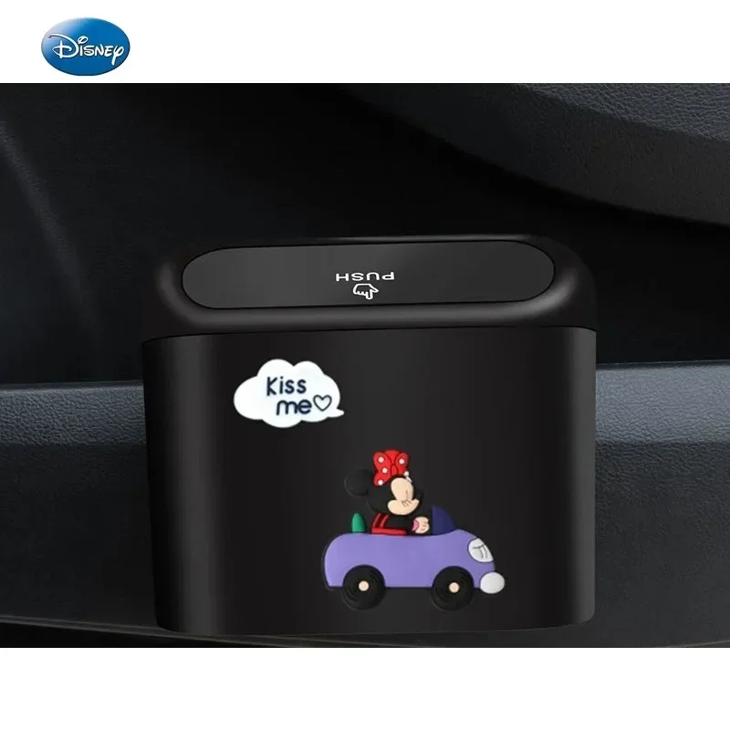 Disney car interior trash can storage bucket multi-functional front storage box car storage bucket car accessories