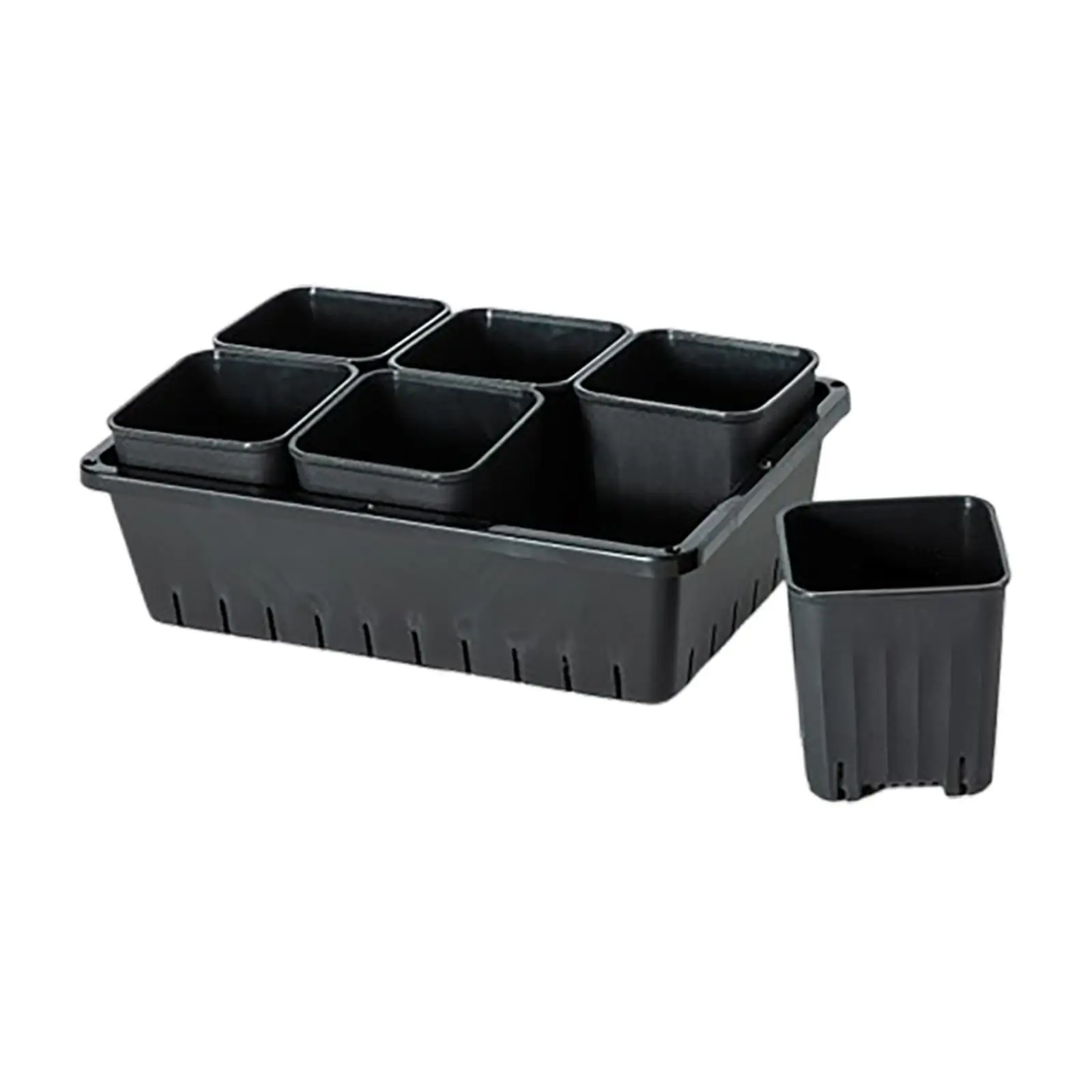 Seedling Pot Planter Box Reusable Vegetable Planting Box Window Box Planter Flowerpot for Porch Entrance Office Windowsill