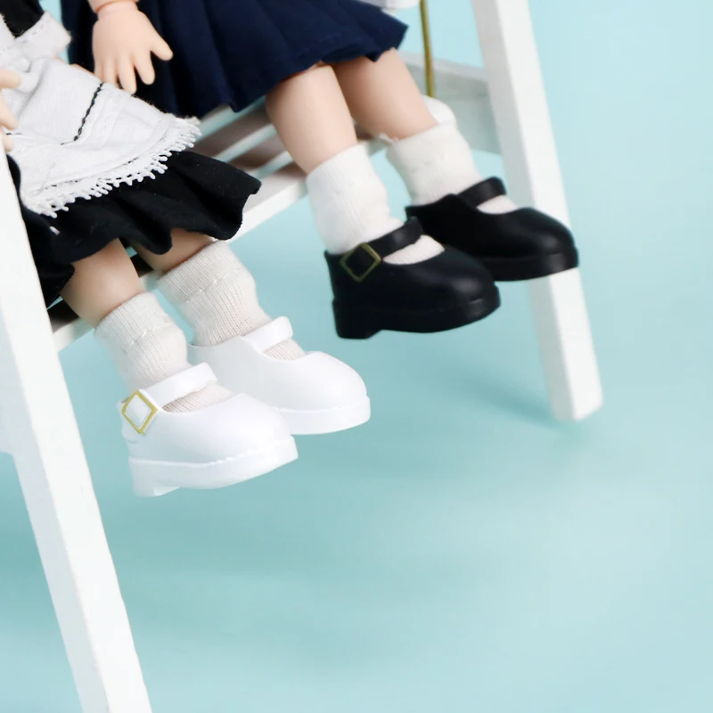 OB11 Doll Uniform Shoes OB11 Accessories 1/12 Bjd Doll Shoes Decoration Detachable Doll PVC Material Three Colors