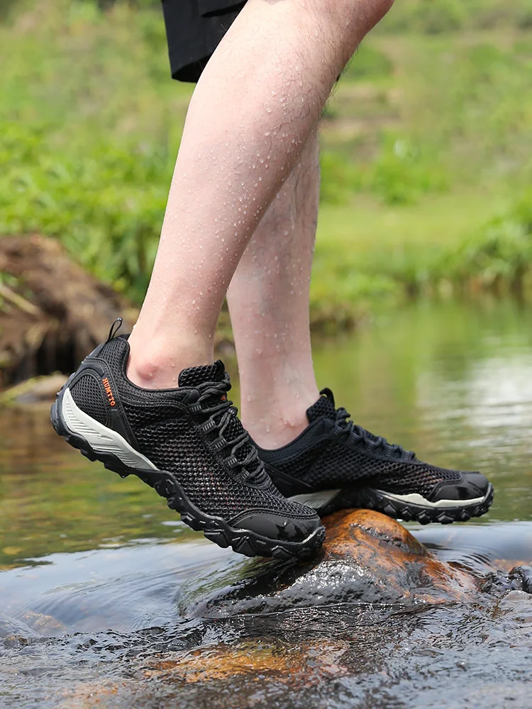 Humtto Outdoor Running Shoes Breathable Outdoor Sports Sneakers for Men Walking Shoes Trekking Shoes Women Casual Jogging shoes