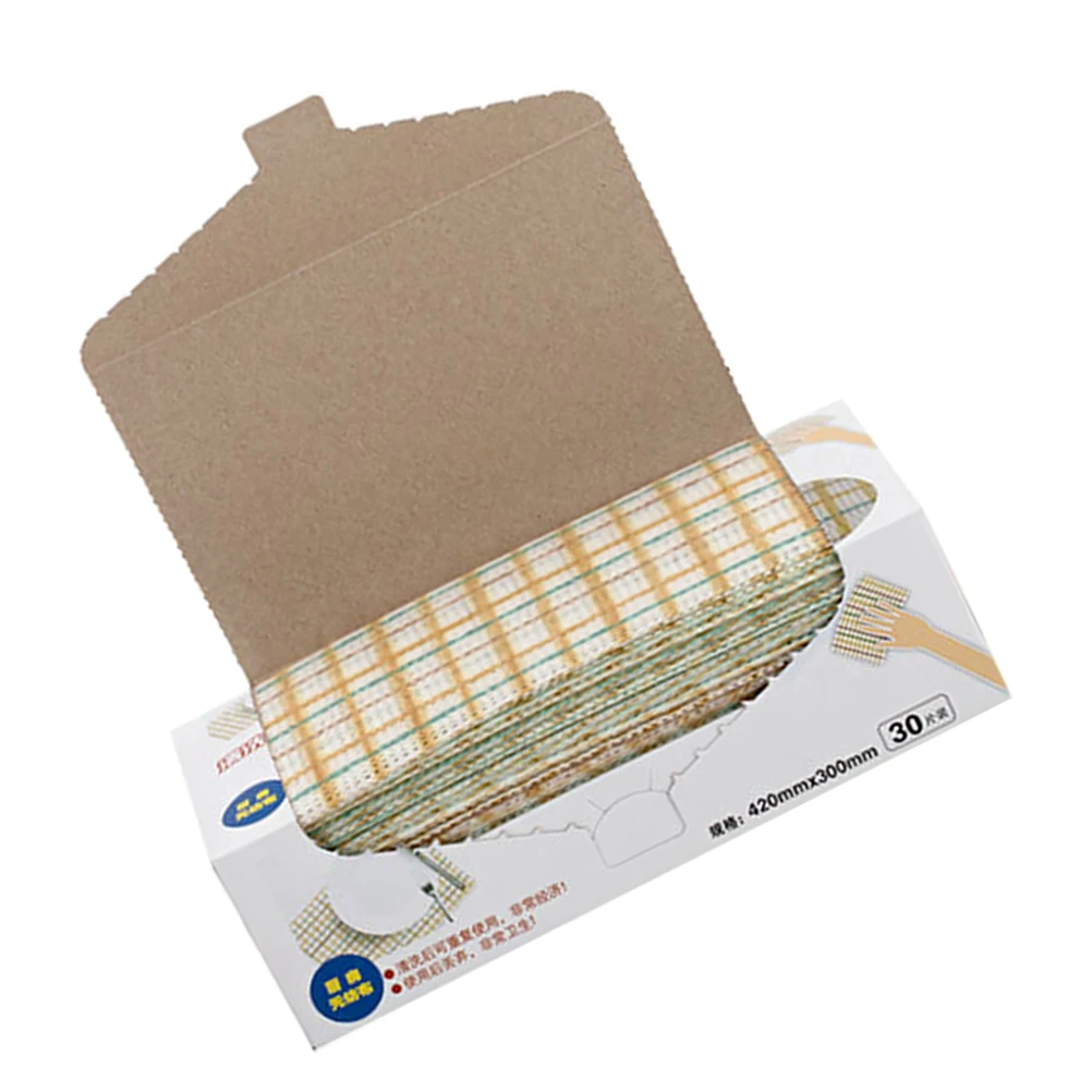 

30 Sheets Tableware Wipe Non-Woven Disposable Up Spills Stains Residue Ideal for Home Office Use