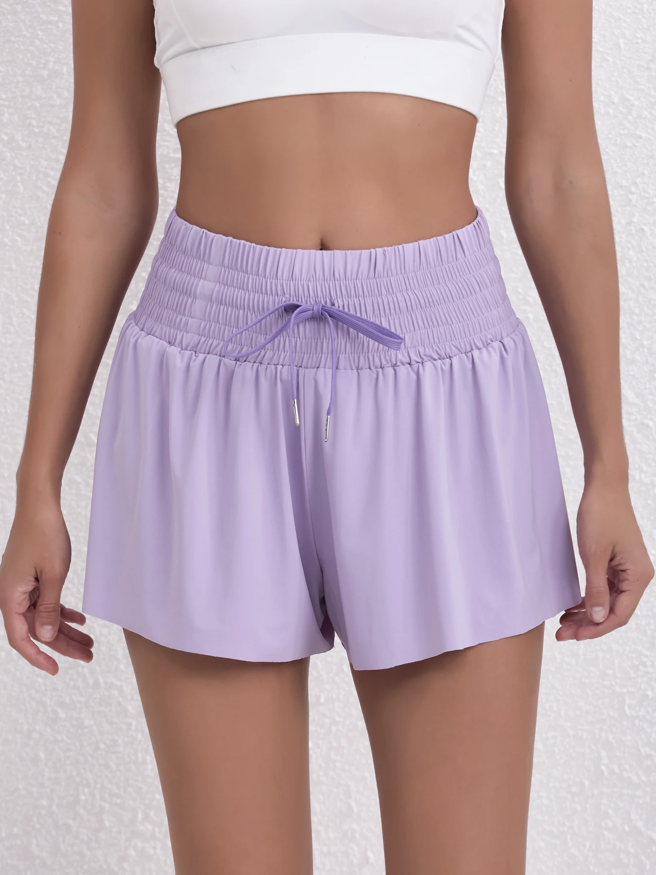 

Women's summer running sport pants for fitness, yoga shorts, breathable and loose-fitting, suitable for outdoor use.