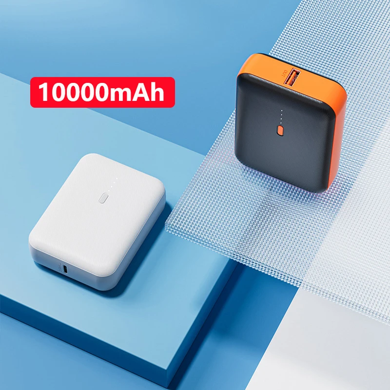 

Mini Power Bank 10000mAh 2.1A Fast Charging Portable Charger Powerbank for iPhone Samsung Huawei Xiaomi External Spare Battery