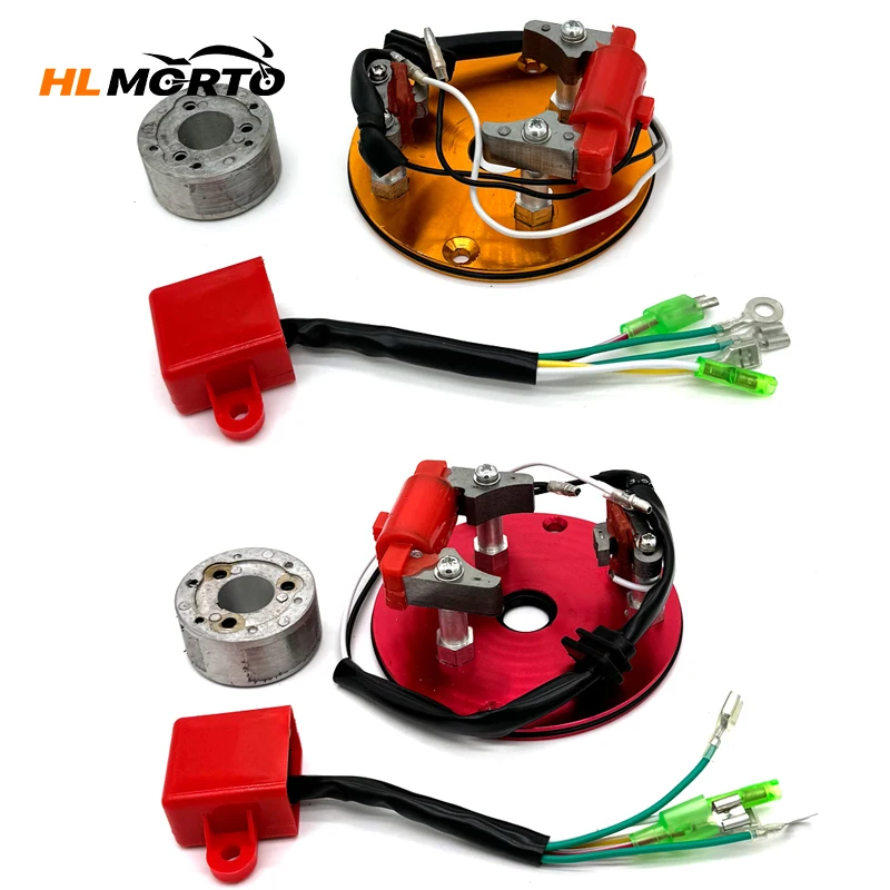 1 Set Motorcycle Magneto Coil Inner Rotor Stator Kit For LF YX 50/110/125/150/160CC Scooter Go Kart ATV Quad Horizontal Engine