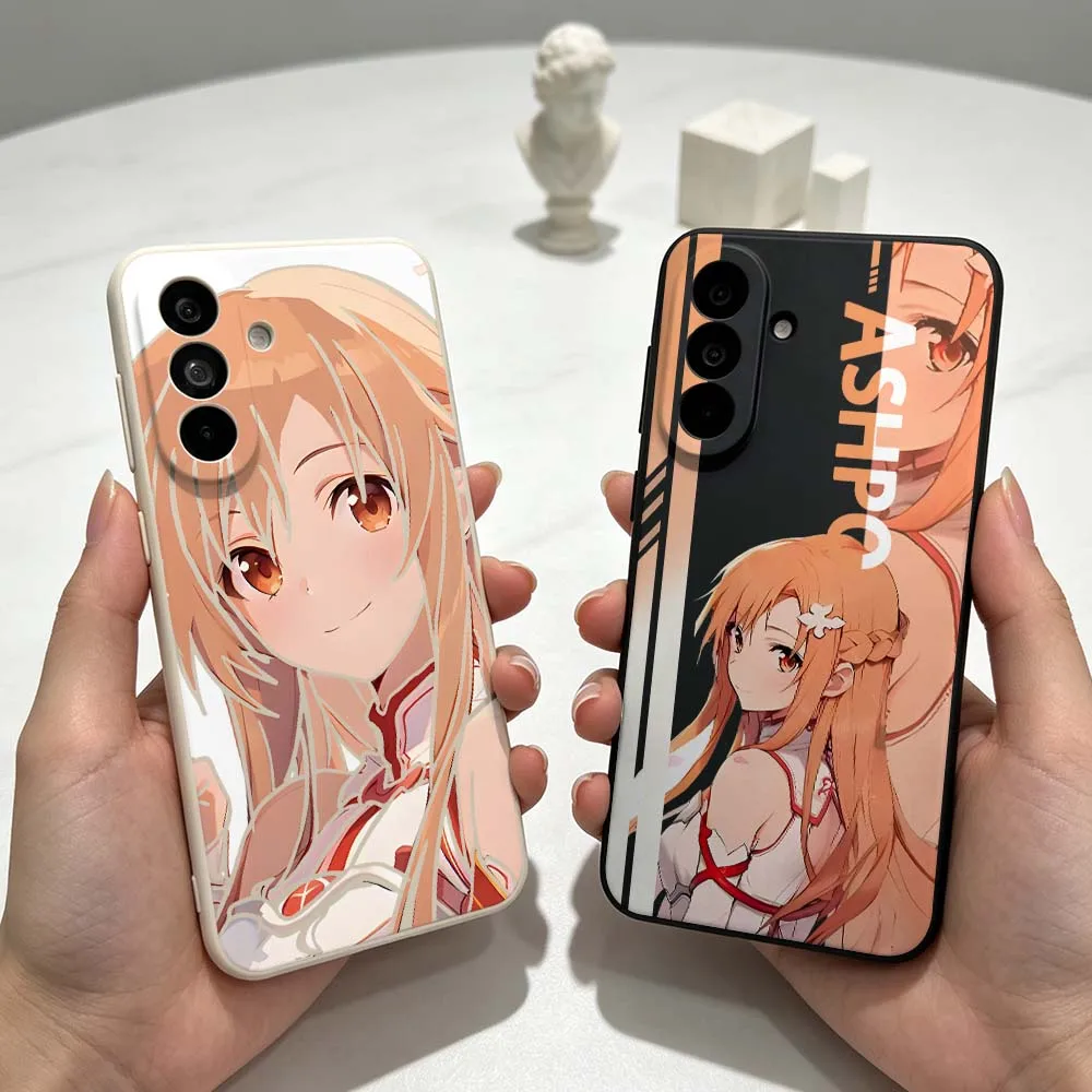 Sword Art Online Anime For Samsung Galaxy A07 A14 A15 A26 A35 A36 A55 A56 A52 A34 A72 A17 A71 Soft Phone case Gift