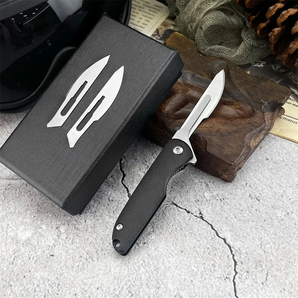 

Карманный нож EDC, 5 цветов, многофункциональный мини-складной инструмент, ручка из АБС-пластика, сменные лезвия для выживания на открытом воздухе, кемпинга