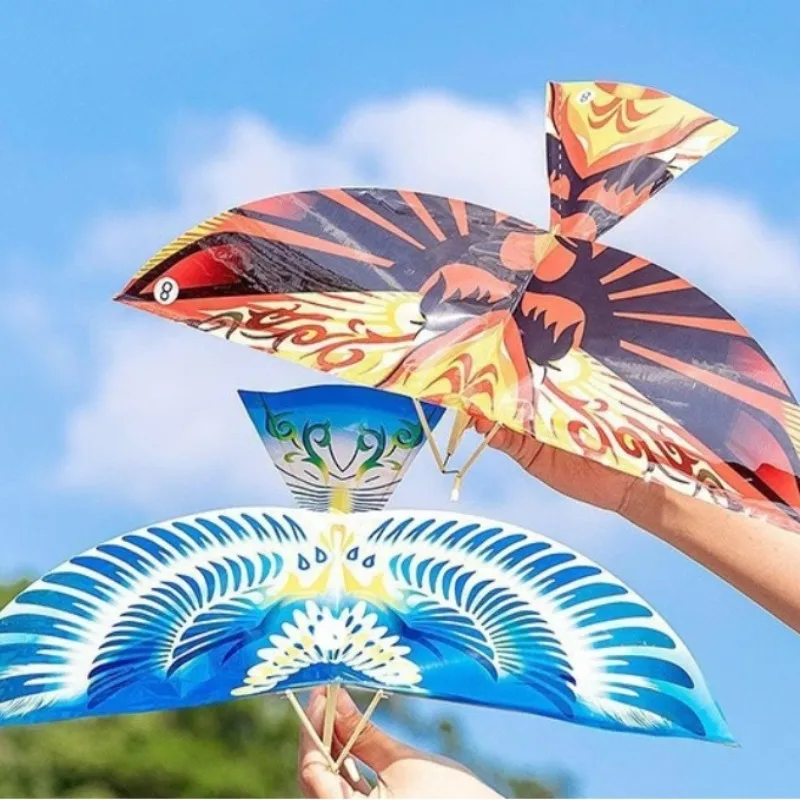 

Large flying bird toys simulation toys bird kite wooden toy rubber band power flying bird square children's toys