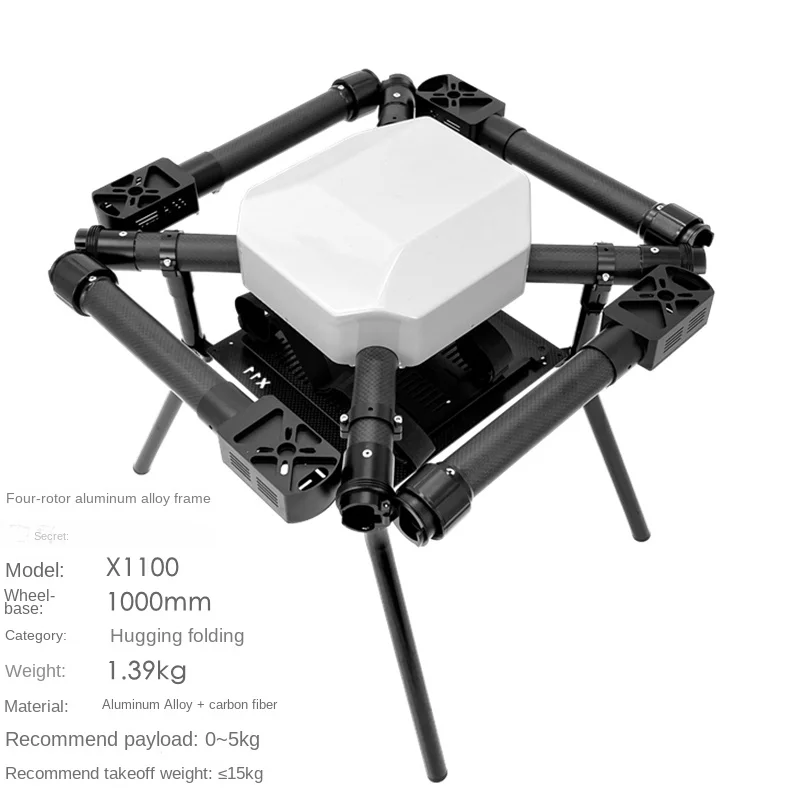 

Forx1100 1000mm Four-Axis Rack Suitable for Aerial Photography Surveying and Mapping Spraying Pesticide Throwing Eggs