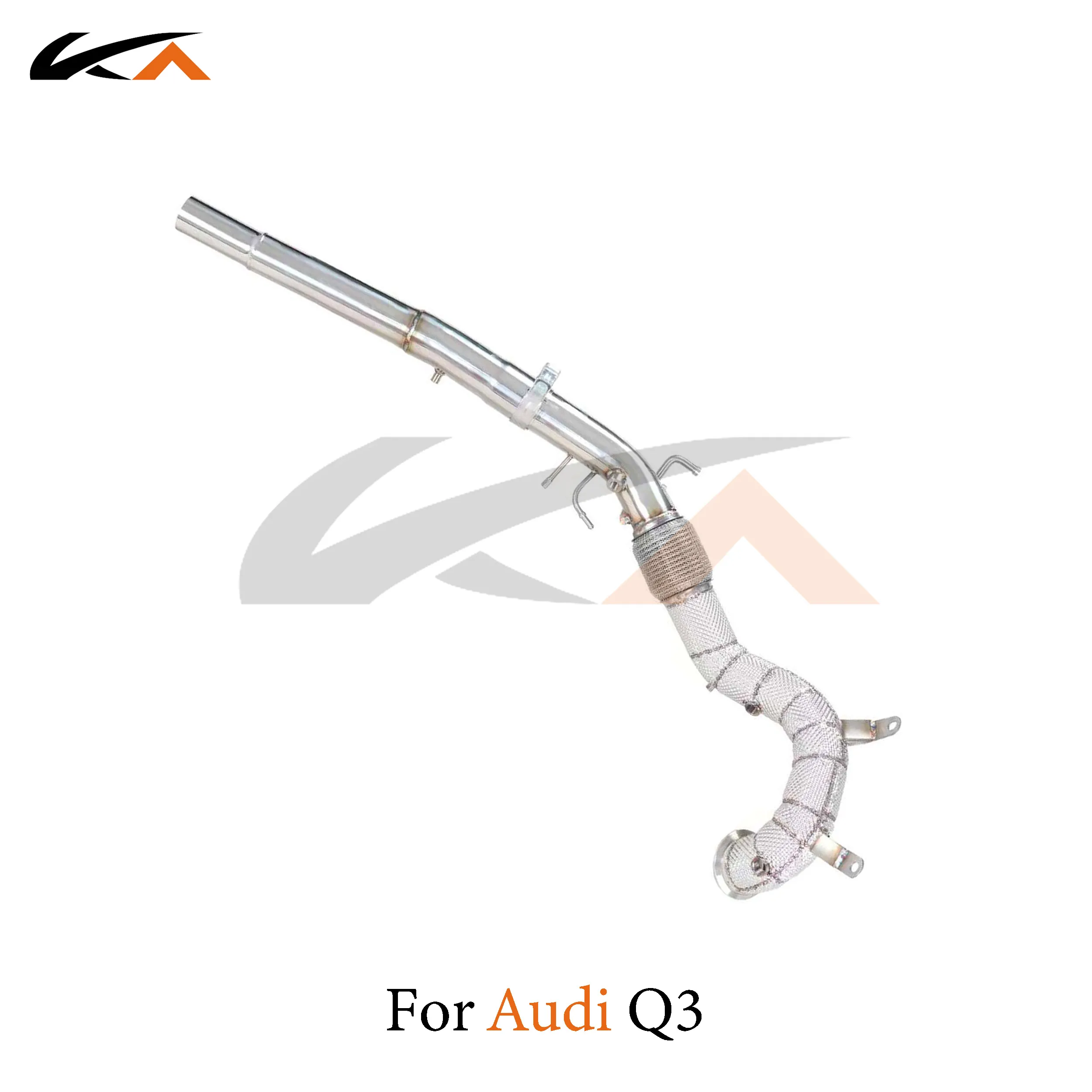 

KA Tuning exhaust system header stainless downpipe for Audi Q3 1.4T axle pipe performance catalysis heat shield