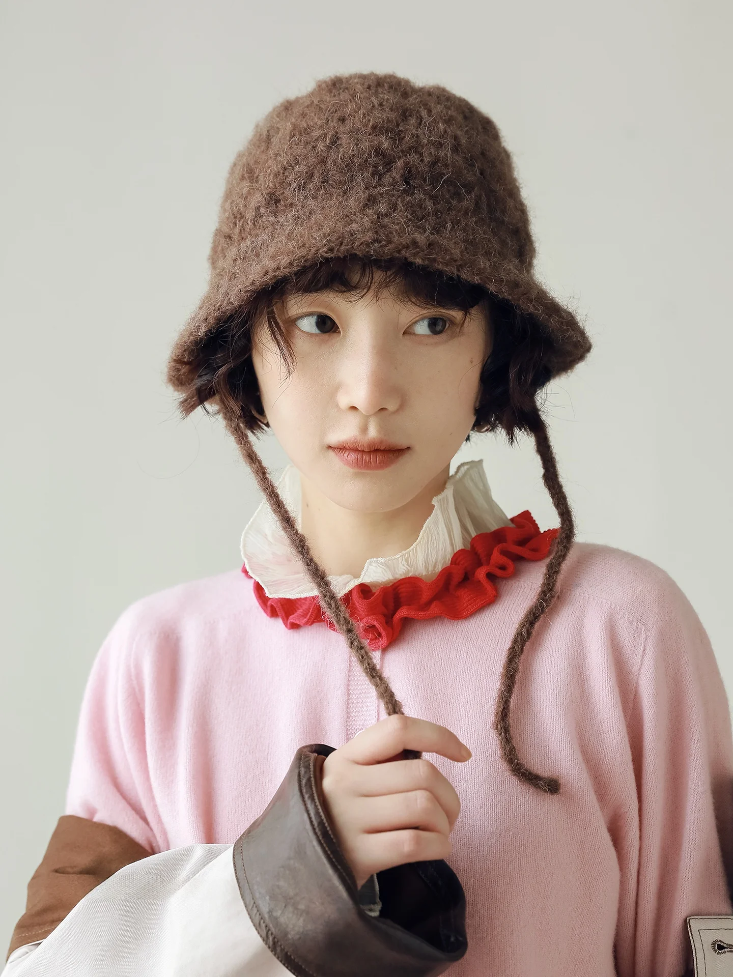 fuchema-original-de-lana-de-punto-fiing-cap-mujer-otono-invierno-cara-pequena-aparente-artistico-ort-ala-tazon-sombrero