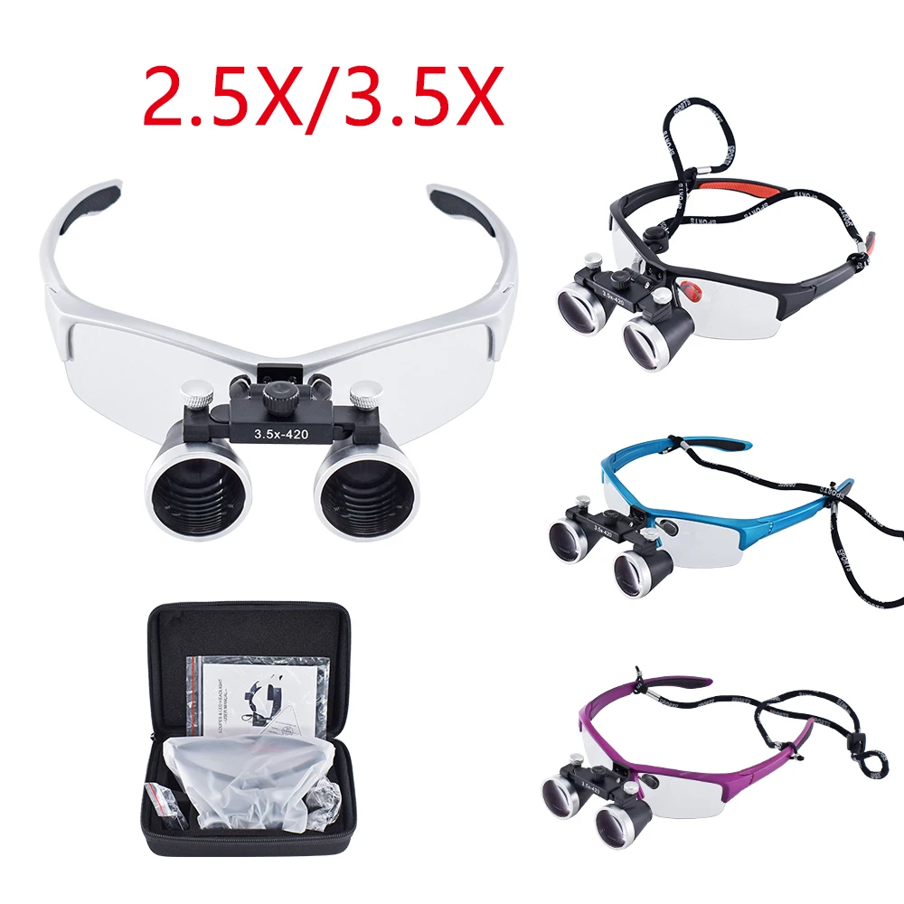 

3.5X/2.5X Magnification Binocular Dental Loupe Surgery Surgical Magnifier Medical Operation Loupes