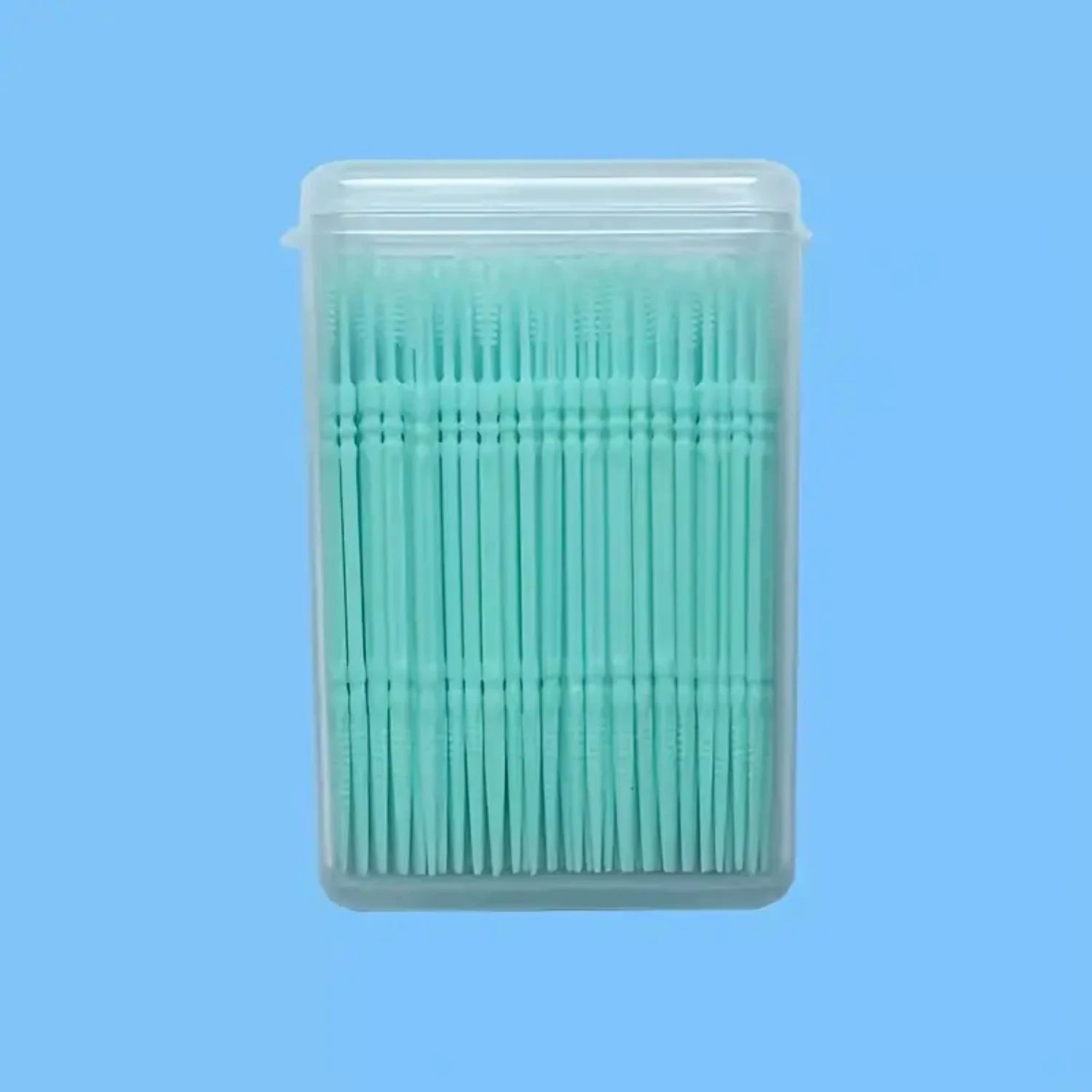 Hygienic, Durable Plastic Disposable Toothpicks - Convenient Storage Box with 200pcs - Handy Packaging for Home or Travel - Easy